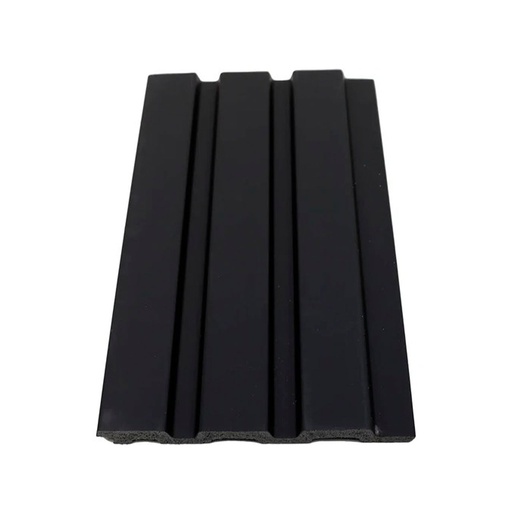 [ACANALADA BLAC DE009] LAMINA ACANALADA DECORATIVA MATT BLACK 12X120X290 DE009