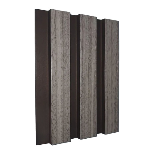 [ACANALADA GREY DE051] LAMINA ACANALADA DECORATIVA  GREY WOOD 12X120X290 DE051