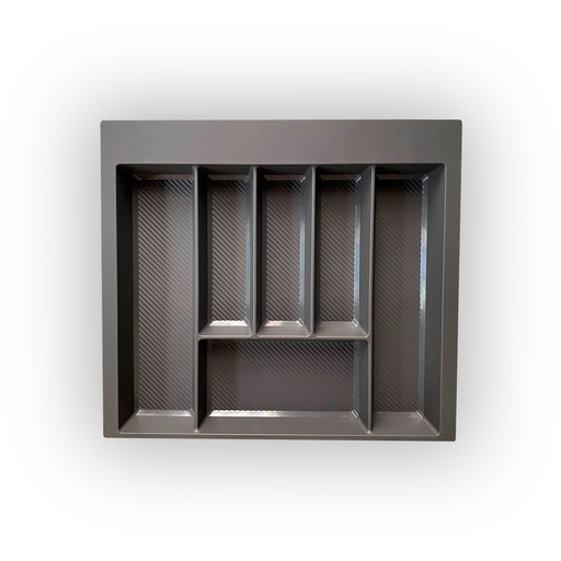 [CUBERTERO 600 S-LINE] CUBERTERO PLASTICO S-LINE 600MM ANTRACITA IT13420