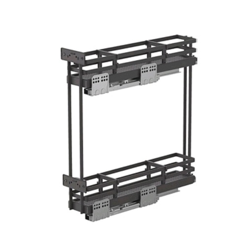 [ESPECIERO 15 IT22705] ESPECIERO 150MM 2 NIVELES ANTRACITA MONZA CONSERVERO IT22705