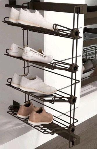 [ZAPATERA IZQ IT41235] ZAPATERA REJILLA EXTRACION LATERAL IZQ 3 ESTANTES MOKA IT41235