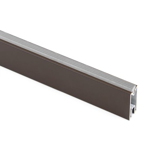 [TUBO CUADRADO MOKA 3] TUBO CLOSET CUADRADO C/GOMA MOKA 3M 4MK100A15 SYSKOR