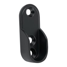 [SOPORTE LATERAL NEGR] SOPORTE LATERAL TUBO CLOSET NEGRO PAR