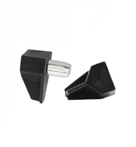 [PIN ESTANTE NEGRO] PIN ESTANTE SOPORTE PLASTICO NEGRO UND