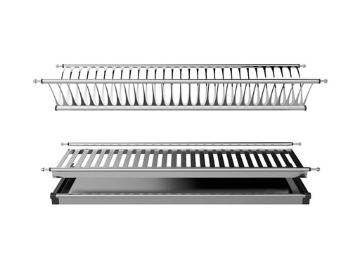 [ESCURRE PLATOS 90] ESCURRE PLATOS-VASOS C/B INOX 900MMS IT13535