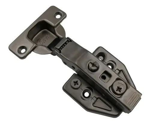 [BISAGRA RECTA MOKA] BISAGRA RECTA CLIP ON CIERRE LENTO MOKA SALINIZADO SYSKOR