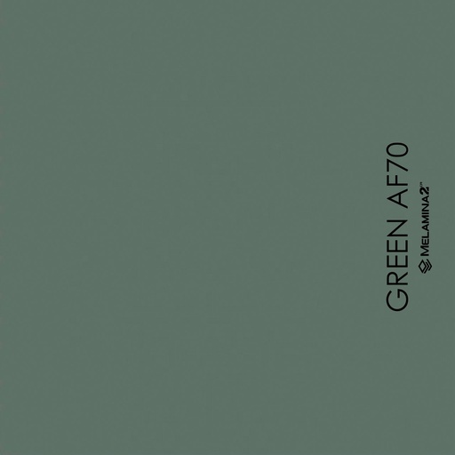 [MELAMINA GREEN AF70] MELAMINA GREEN AF70 ULTRA MATE HIDROFUGA ACRYLIC ANTI-HUELLA 18MMX122X280