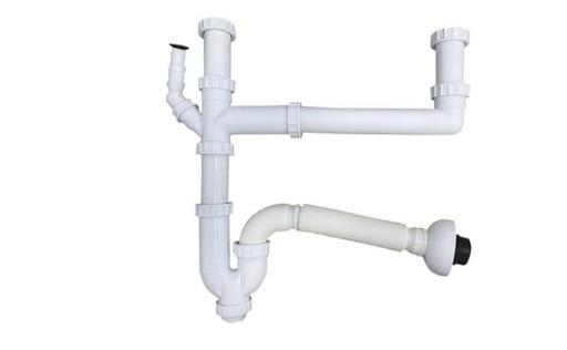 [KIT INSTALAC FG00020] KIT INSTALACION SIFON FREGADERO 2 TANGUES FG00020