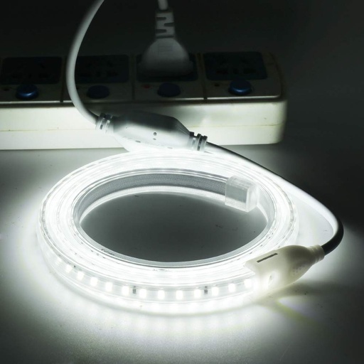 [TIRA LED FRIA 110V] TIRA LED MANGUERA 6MM 110V FRIA 6500K POR METRO NATURICA
