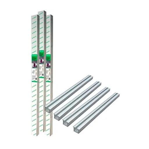 [KIT W40 300W40300] KIT CARRIL PUERTA CORREDIZA TERRA W40 4 GUIASX3M 300W40300 SYSKOR