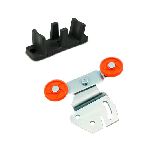 [RODAMIENTO U20 ECO] HERRAJE CLOSET RODAMIENTO DOBLE U20 ECO DUCASSE