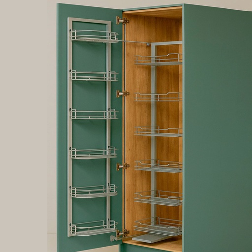 [ALACENA 45 6 IT21305] ALACENA ABATIBLE 450MM 6 NIVELES GRIS IT21305