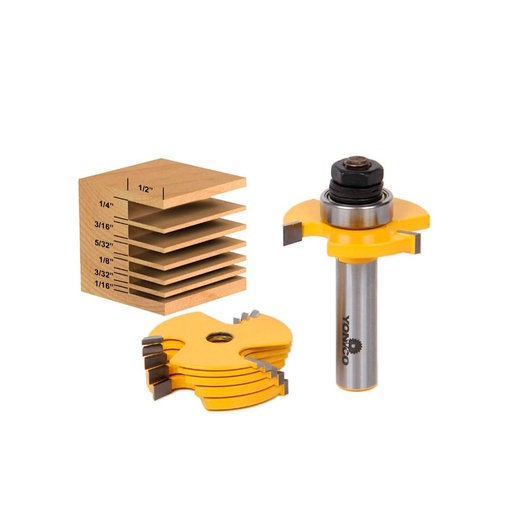 [CUCHILLA 1/2 1/4 RAN] CUCHILLA ROUTER DE RANURA 6 UND 1/2 Y 1/4 CARBURO