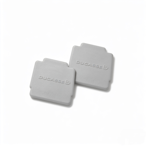 [TAPA ALUM RIEL U21] TAPA PARA CENEFA RIEL U21 ALUMINIO CENEFA 1X2 PAR DUCASSE